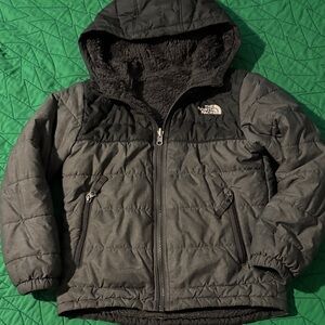 The North Face reversible winter coat boys small